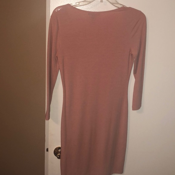 Forever 21 fitted worn for one event blush dress - Picture 4 of 4